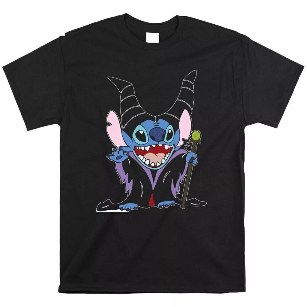 Stitch Maleficent Halloween T-shirt Gift
